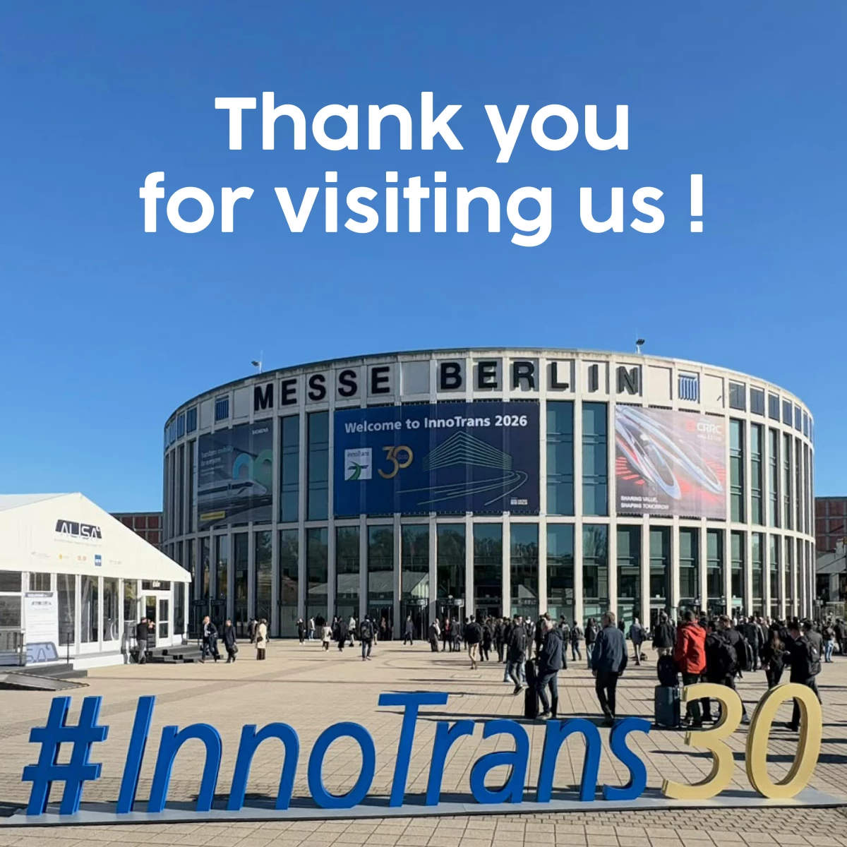 InnoTrans 2026 : Thak you for visiting us !