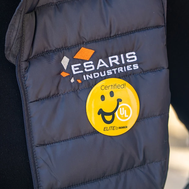 ESARIS INDUSTRIES site ILLKIRCH fête la certification UL d'ELITE by MOBILIS